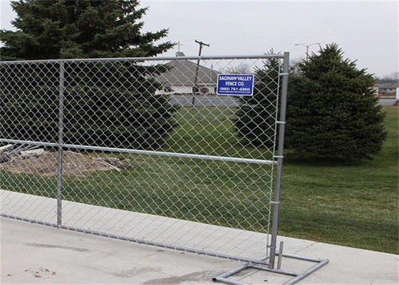 7.5 Feet Galvanized OEM Temporary Wire Mesh Fence Контроль толпы