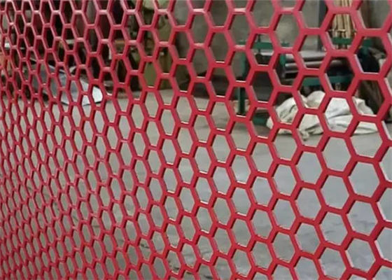 Шестиугольные отверстия из нержавеющей стали, перфорированные листовые металлы для строительства
